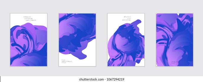 Abstract cover template with gradient design elements. Futuristic abstract modern pattern with fluid colors creating digital art. Bright colored background artistic social media web banner