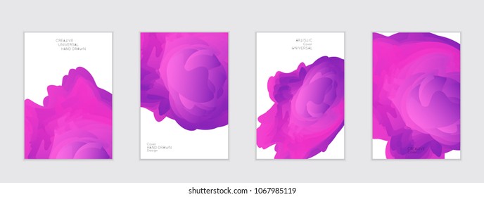 Abstract cover template with gradient design elements. Futuristic abstract modern pattern with fluid colors creating digital art. Bright colored background artistic social media web banner
