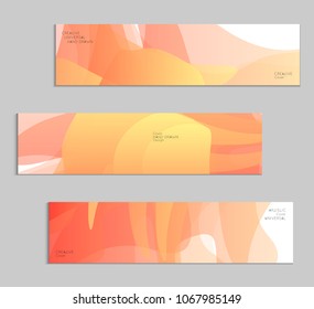 Abstract cover template with gradient design elements. Futuristic abstract modern pattern with fluid colors creating digital art. Bright colored background artistic social media web banner