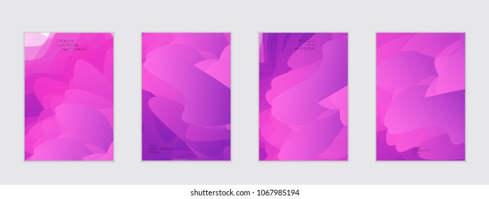 Abstract cover template with gradient design elements. Futuristic abstract modern pattern with fluid colors creating digital art. Bright colored background artistic social media web banner