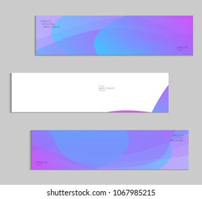 Abstract cover template with gradient design elements. Futuristic abstract modern pattern with fluid colors creating digital art. Bright colored background artistic social media web banner