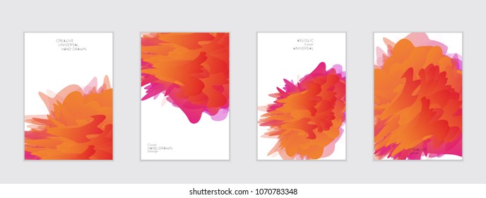 Abstract cover template with gradient design elements. Futuristic abstract modern pattern with fluid colors creating digital art. Bright colored background artistic social media web banner