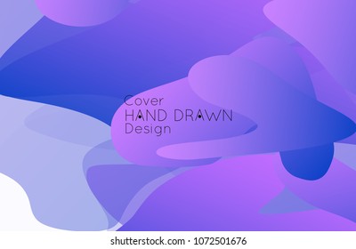 Abstract cover template with gradient design elements. Futuristic abstract modern pattern with fluid colors creating digital art. Bright colored background artistic social media web banner