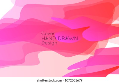 Abstract cover template with gradient design elements. Futuristic abstract modern pattern with fluid colors creating digital art. Bright colored background artistic social media web banner