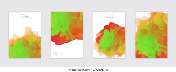 Abstract cover template with gradient design elements. Futuristic abstract modern pattern with fluid colors creating digital art. Bright colored background artistic social media web banner