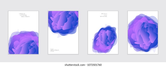 Abstract cover template with gradient design elements. Futuristic abstract modern pattern with fluid colors creating digital art. Bright colored background artistic social media web banner