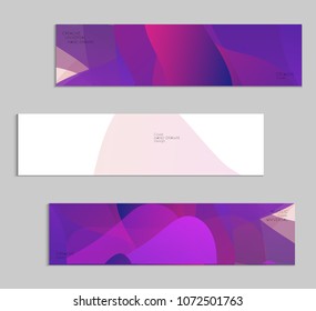 Abstract cover template with gradient design elements. Futuristic abstract modern pattern with fluid colors creating digital art. Bright colored background artistic social media web banner
