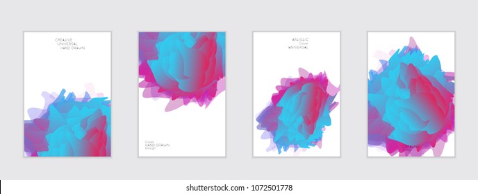 Abstract cover template with gradient design elements. Futuristic abstract modern pattern with fluid colors creating digital art. Bright colored background artistic social media web banner