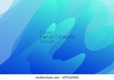 Abstract cover template with gradient design elements. Futuristic abstract modern pattern with fluid colors creating digital art. Bright colored background artistic social media web banner