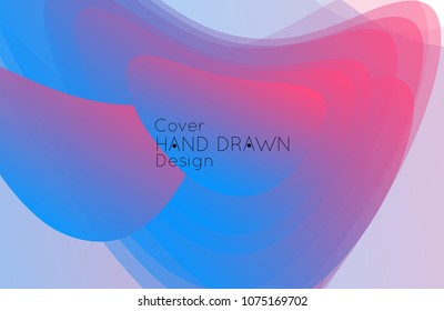 Abstract cover template with gradient design elements. Futuristic abstract modern pattern with fluid colors creating digital art. Bright colored background artistic social media web banner