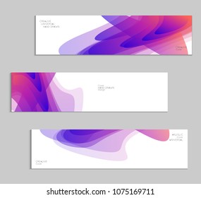 Abstract cover template with gradient design elements. Futuristic abstract modern pattern with fluid colors creating digital art. Bright colored background artistic social media web banner