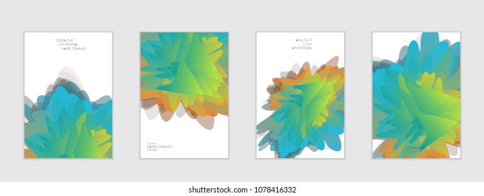 Abstract cover template with gradient design elements. Futuristic abstract modern pattern with fluid colors creating digital art. Bright colored background artistic social media web banner
