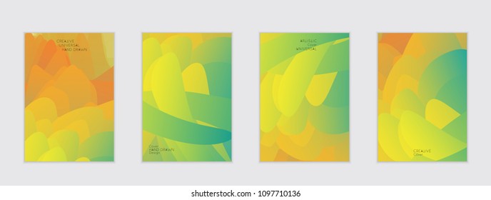 Abstract cover template with gradient design elements. Futuristic abstract modern pattern with fluid colors creating digital art. Bright colored background artistic social media web banner