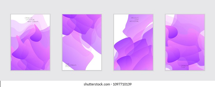 Abstract cover template with gradient design elements. Futuristic abstract modern pattern with fluid colors creating digital art. Bright colored background artistic social media web banner
