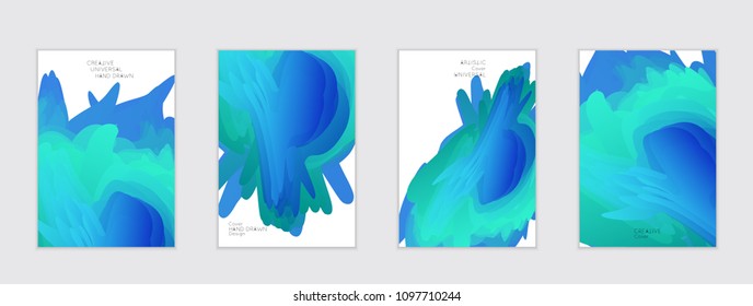 Abstract cover template with gradient design elements. Futuristic abstract modern pattern with fluid colors creating digital art. Bright colored background artistic social media web banner