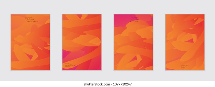 Abstract cover template with gradient design elements. Futuristic abstract modern pattern with fluid colors creating digital art. Bright colored background artistic social media web banner