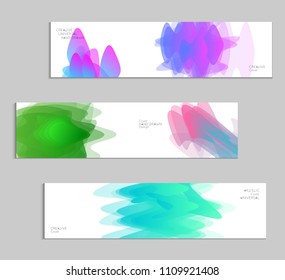 Abstract cover template with gradient design elements. Futuristic abstract modern pattern with fluid colors creating digital art. Bright colored background artistic social media web banner