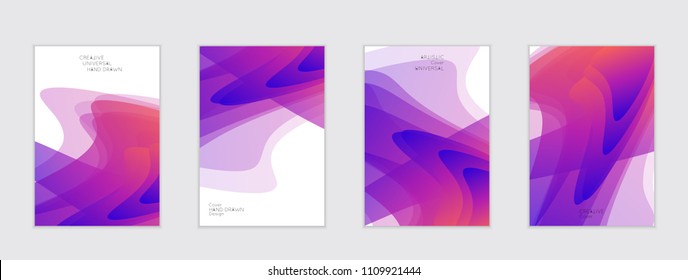 Abstract cover template with gradient design elements. Futuristic abstract modern pattern with fluid colors creating digital art. Bright colored background artistic social media web banner