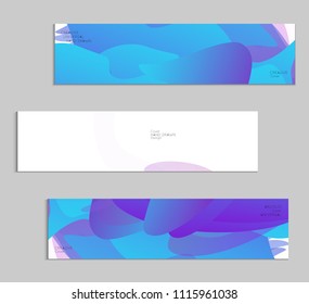 Abstract cover template with gradient design elements. Futuristic abstract modern pattern with fluid colors creating digital art. Bright colored background artistic social media web banner