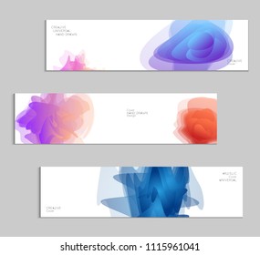 Abstract cover template with gradient design elements. Futuristic abstract modern pattern with fluid colors creating digital art. Bright colored background artistic social media web banner