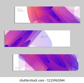 Abstract cover template with gradient design elements. Futuristic abstract modern pattern with fluid colors creating digital art. Bright colored background artistic social media web banner