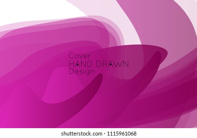 Abstract cover template with gradient design elements. Futuristic abstract modern pattern with fluid colors creating digital art. Bright colored background artistic social media web banner