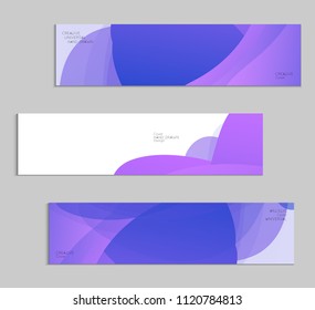 Abstract cover template with gradient design elements. Futuristic abstract modern pattern with fluid colors creating digital art. Bright colored background artistic social media web banner