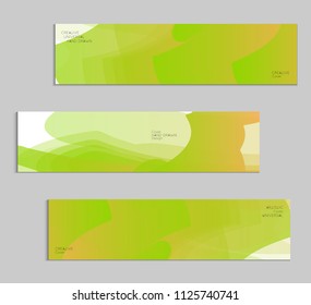 Abstract cover template with gradient design elements. Futuristic abstract modern pattern with fluid colors creating digital art. Bright colored background artistic social media web banner