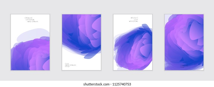 Abstract cover template with gradient design elements. Futuristic abstract modern pattern with fluid colors creating digital art. Bright colored background artistic social media web banner