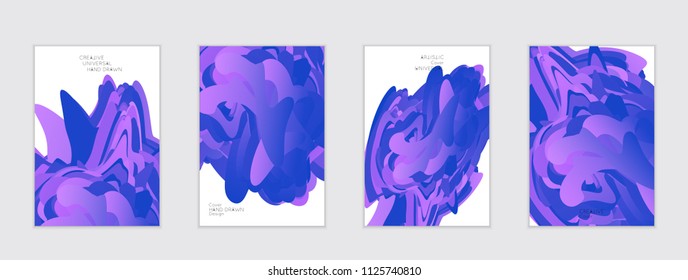 Abstract cover template with gradient design elements. Futuristic abstract modern pattern with fluid colors creating digital art. Bright colored background artistic social media web banner