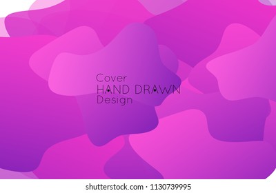 Abstract cover template with gradient design elements. Futuristic abstract modern pattern with fluid colors creating digital art. Bright colored background artistic social media web banner