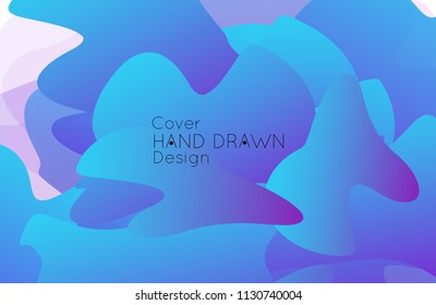 Abstract cover template with gradient design elements. Futuristic abstract modern pattern with fluid colors creating digital art. Bright colored background artistic social media web banner