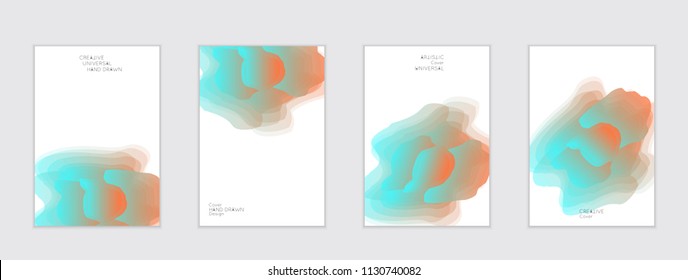 Abstract cover template with gradient design elements. Futuristic abstract modern pattern with fluid colors creating digital art. Bright colored background artistic social media web banner