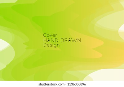 Abstract cover template with gradient design elements. Futuristic abstract modern pattern with fluid colors creating digital art. Bright colored background artistic social media web banner