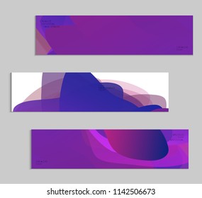 Abstract cover template with gradient design elements. Futuristic abstract modern pattern with fluid colors creating digital art. Bright colored background artistic social media web banner