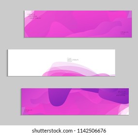 Abstract cover template with gradient design elements. Futuristic abstract modern pattern with fluid colors creating digital art. Bright colored background artistic social media web banner