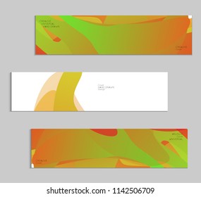 Abstract cover template with gradient design elements. Futuristic abstract modern pattern with fluid colors creating digital art. Bright colored background artistic social media web banner