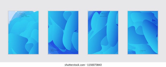 Abstract cover template with gradient design elements. Futuristic abstract modern pattern with fluid colors creating digital art. Bright colored background artistic social media web banner