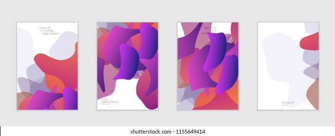 Abstract cover template with gradient design elements. Futuristic abstract modern pattern with fluid colors creating digital art. Bright colored background artistic social media web banner