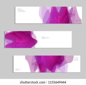 Abstract cover template with gradient design elements. Futuristic abstract modern pattern with fluid colors creating digital art. Bright colored background artistic social media web banner