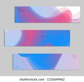 Abstract cover template with gradient design elements. Futuristic abstract modern pattern with fluid colors creating digital art. Bright colored background artistic social media web banner