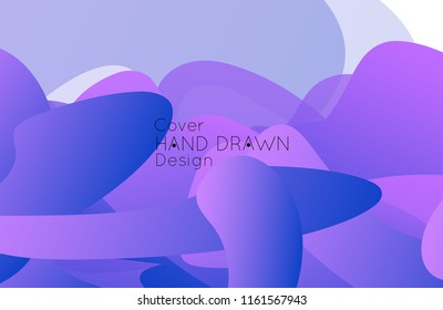 Abstract cover template with gradient design elements. Futuristic abstract modern pattern with fluid colors creating digital art. Bright colored background artistic social media web banner