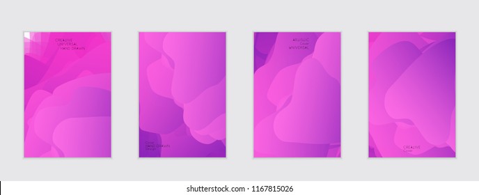 Abstract cover template with gradient design elements. Futuristic abstract modern pattern with fluid colors creating digital art. Bright colored background artistic social media web banner
