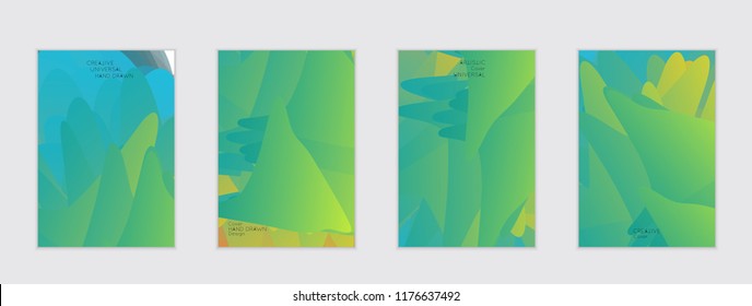 Abstract cover template with gradient design elements. Futuristic abstract modern pattern with fluid colors creating digital art. Bright colored background artistic social media web banner