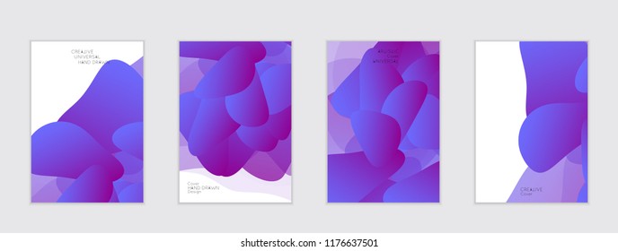 Abstract cover template with gradient design elements. Futuristic abstract modern pattern with fluid colors creating digital art. Bright colored background artistic social media web banner