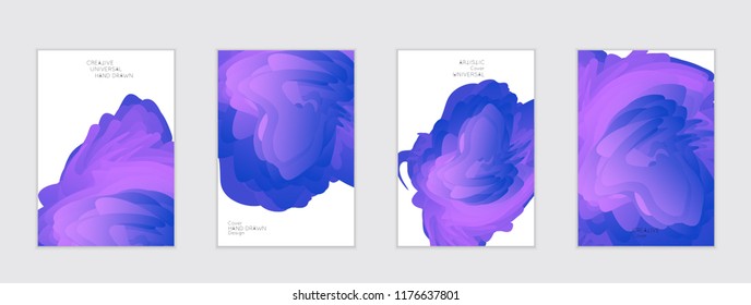 Abstract cover template with gradient design elements. Futuristic abstract modern pattern with fluid colors creating digital art. Bright colored background artistic social media web banner