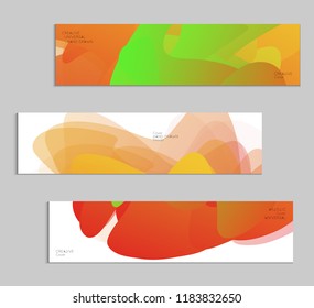 Abstract cover template with gradient design elements. Futuristic abstract modern pattern with fluid colors creating digital art. Bright colored background artistic social media web banner