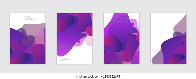 Abstract cover template with gradient design elements. Futuristic abstract modern pattern with fluid colors creating digital art. Bright colored background artistic social media web banner