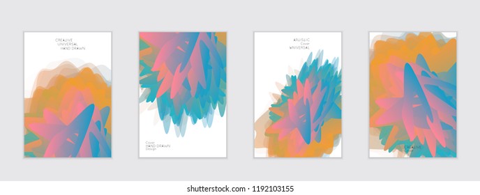 Abstract cover template with gradient design elements. Futuristic abstract modern pattern with fluid colors creating digital art. Bright colored background artistic social media web banner