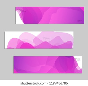 Abstract cover template with gradient design elements. Futuristic abstract modern pattern with fluid colors creating digital art. Bright colored background artistic social media web banner